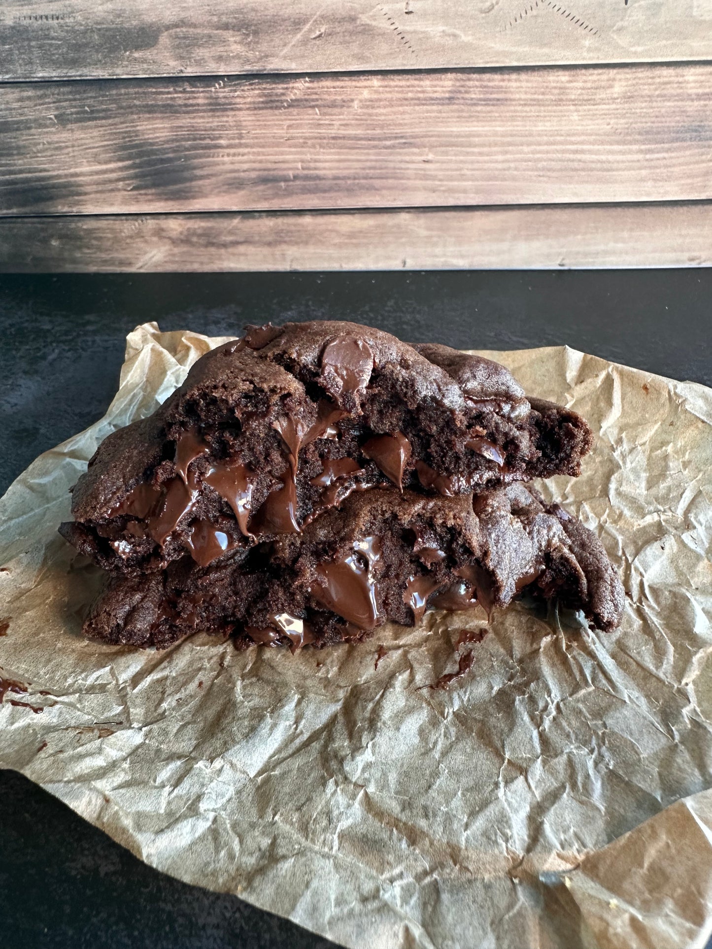 Triple Chocolate Chip Cookies