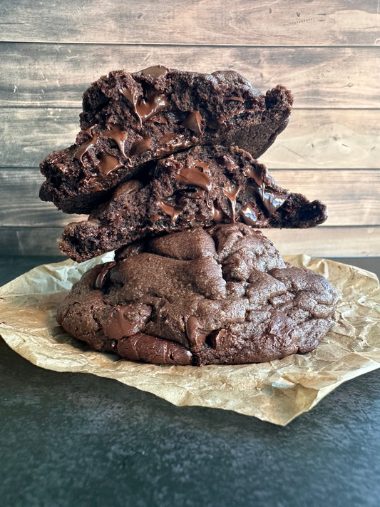 Triple Chocolate Chip Cookies