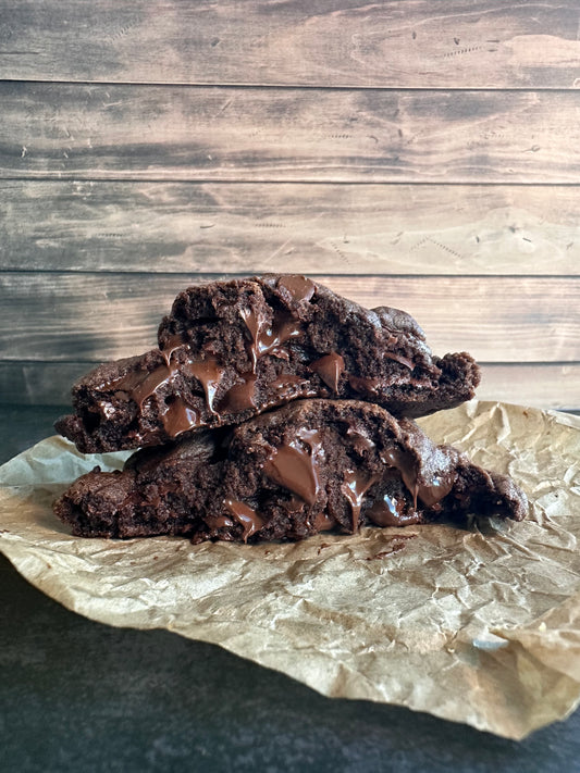 Triple Chocolate Chip Cookies