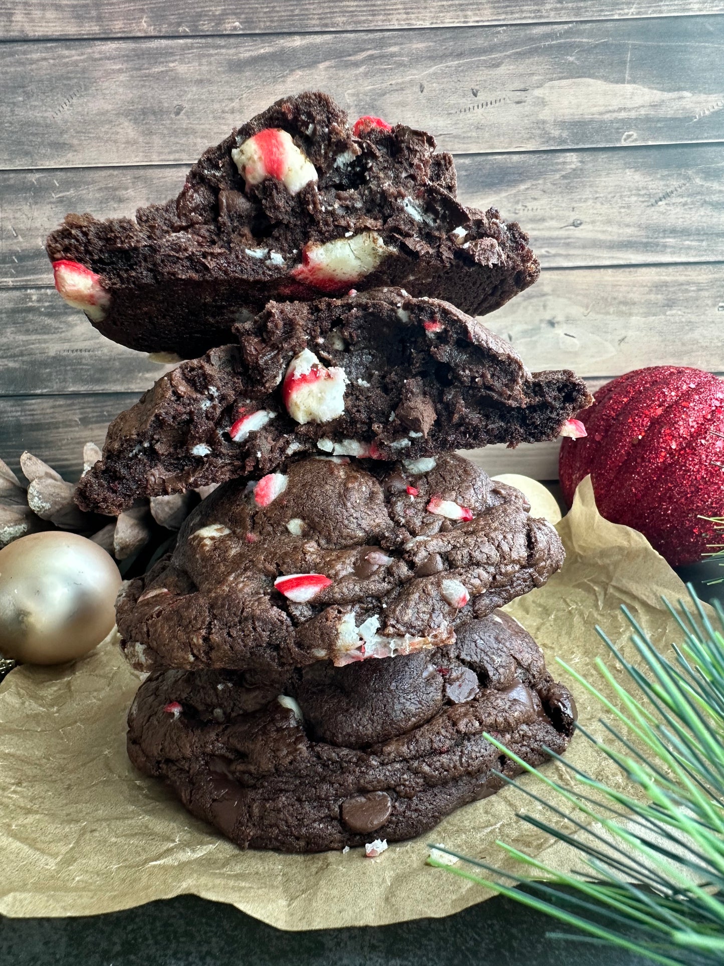 Peppermint Mocha Cookies